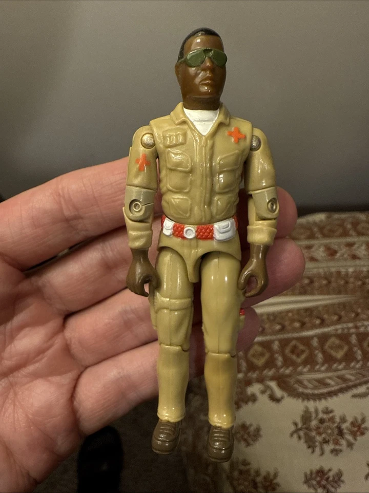 Doc Medic G.I. Joe 1983 Hasbro Vintage Action Figure & Helmet Only - Image 2 of 4