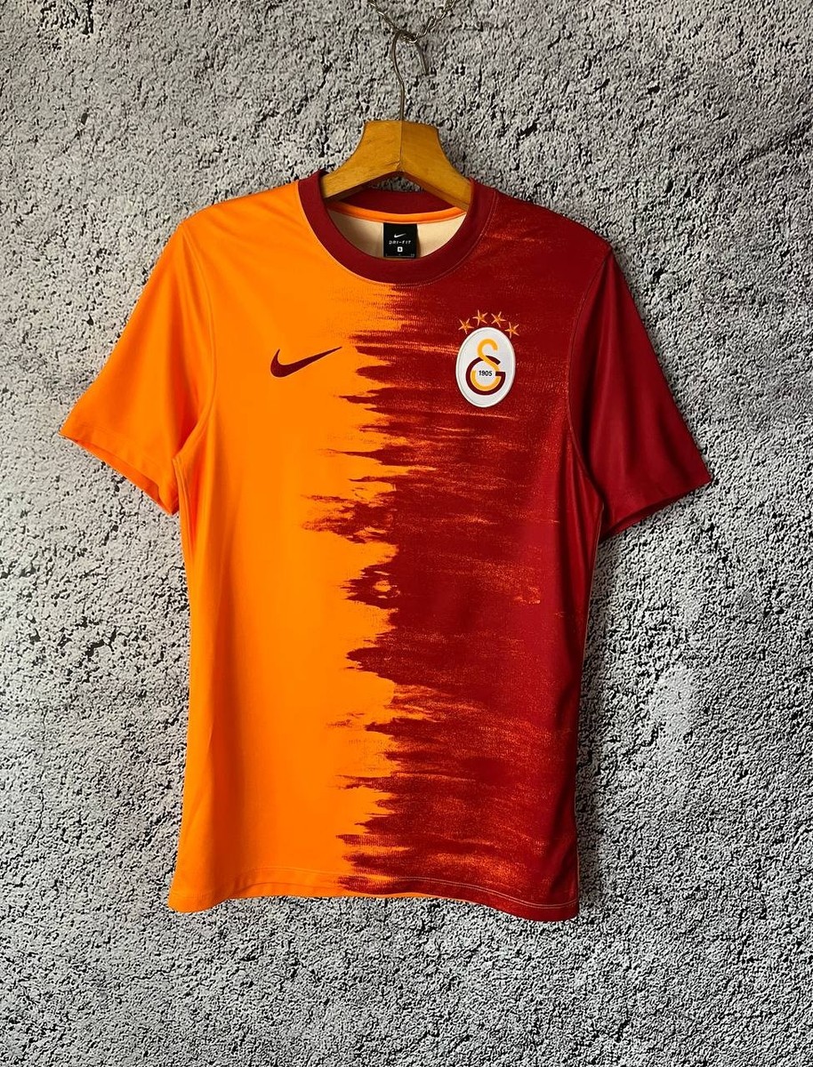 Nike Galatasaray Jersey Dri-Fit Football Shirt Orange Red Size S