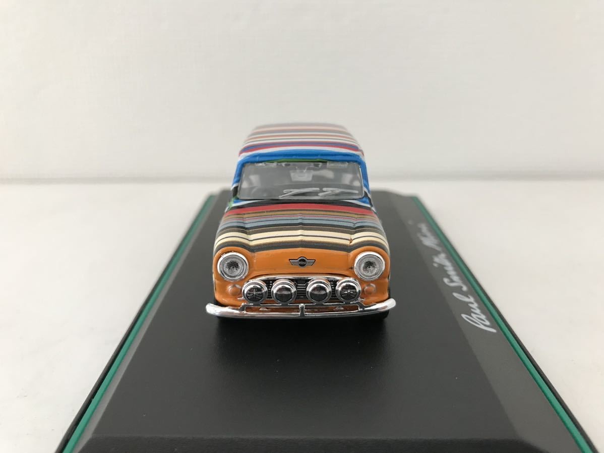 ポールスミス限定　1/43 ミニ•クーパー Paul Smith Custom 1/43 MINI Cooper Multicolor Stripe GB