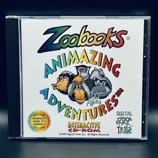 Zoobooks Animazing Adventures The Apes PC CD-ROM, 1995 Vintage