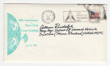 Arthur Rudolph Signed Cover Autograph / Germa...