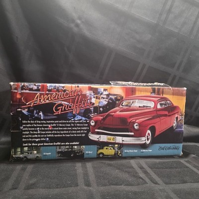 1951 MERCURY COUPE 1:18 ERTL AMERICAN GRAFFITI BURGUNDY MUSCLE