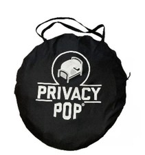 Privacy Pop Bed Tent Twin Size, Black - 78 x 39 x 47 inches