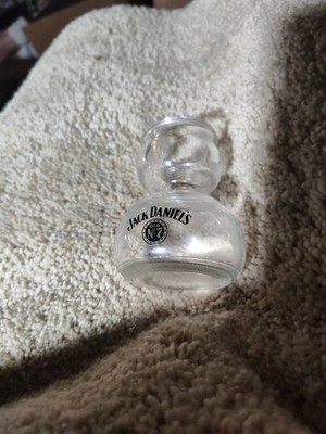 Jack Daniels Double Bubble Hourglass Shot Glass, No 7 Whiskey Chaser England