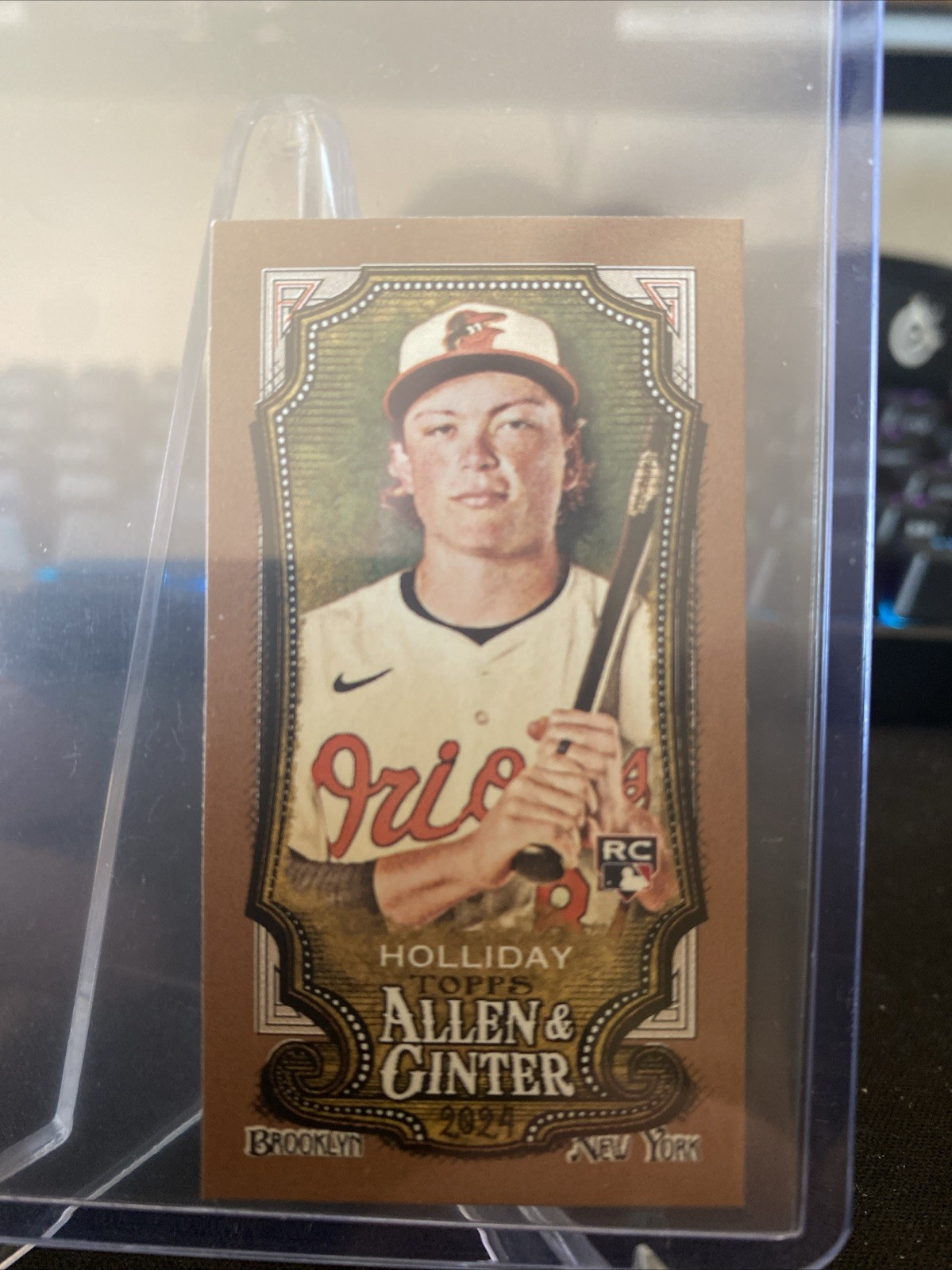 2024 Topps Allen & Ginter - Jackson Holliday #277 Mini Gold Border (RC)