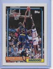 Basketball Card IP auto NBA ALTON LISTER Golden State Warriors 1992-93 Topps