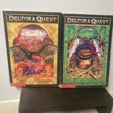 (2) Paperbacks Return To Del & Dread Mountain (Deltor A Quest) Books Emily Rodda