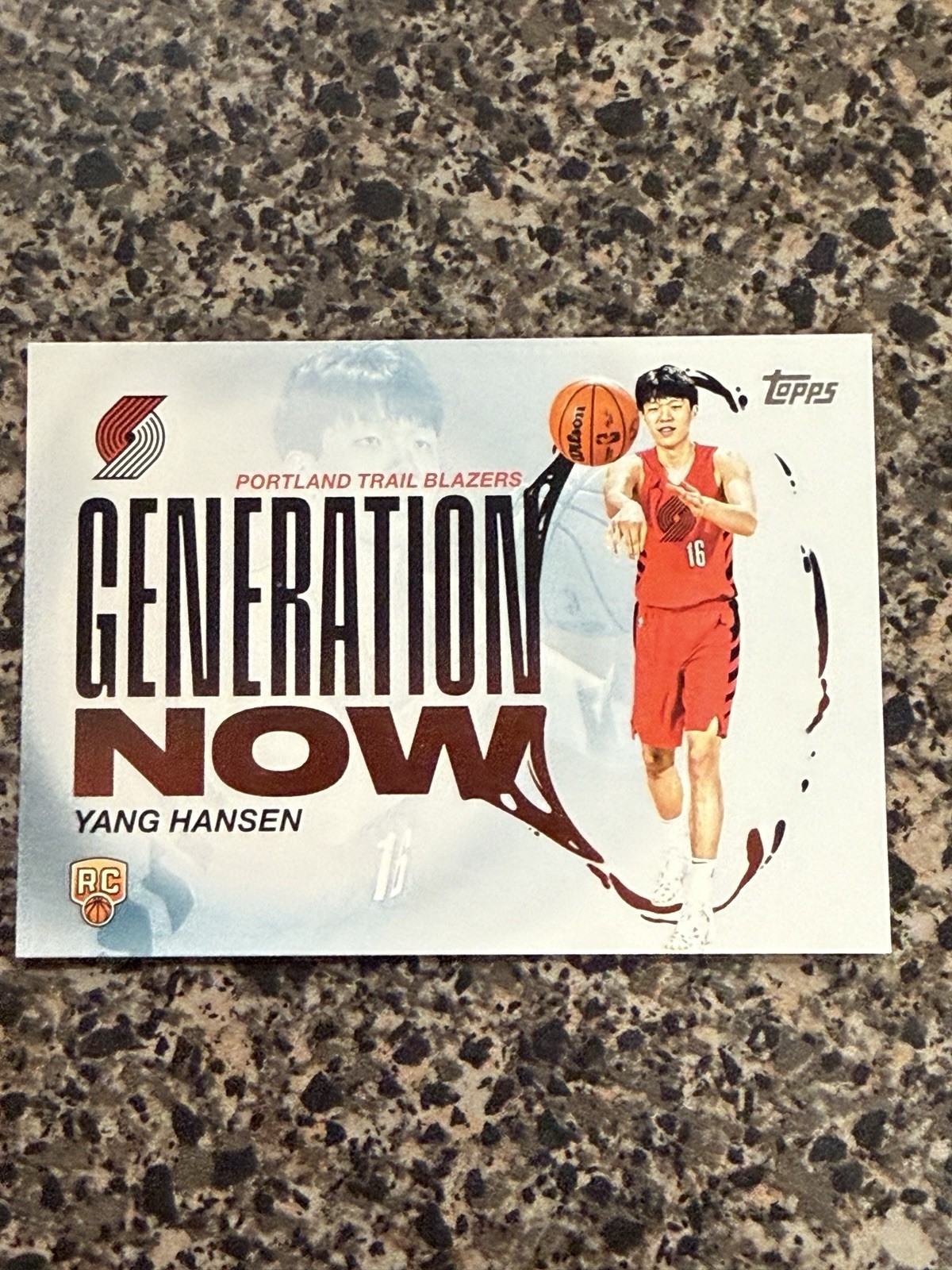 2025-26 Topps #GN-16 Yang Hansen Generation Now