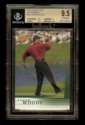 Tiger Woods [VIP Promo] #TW 2001 Upper Deck card