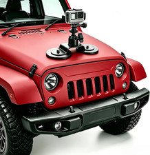 Magnetic Action Camera Car Mount, with 1/4"  20 Thread  Claw  Style Adapter for G