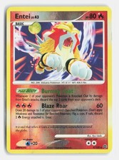 Entei 4/132 Rare Secret Wonders Reverse Holo Heavily Played Creased on eBay