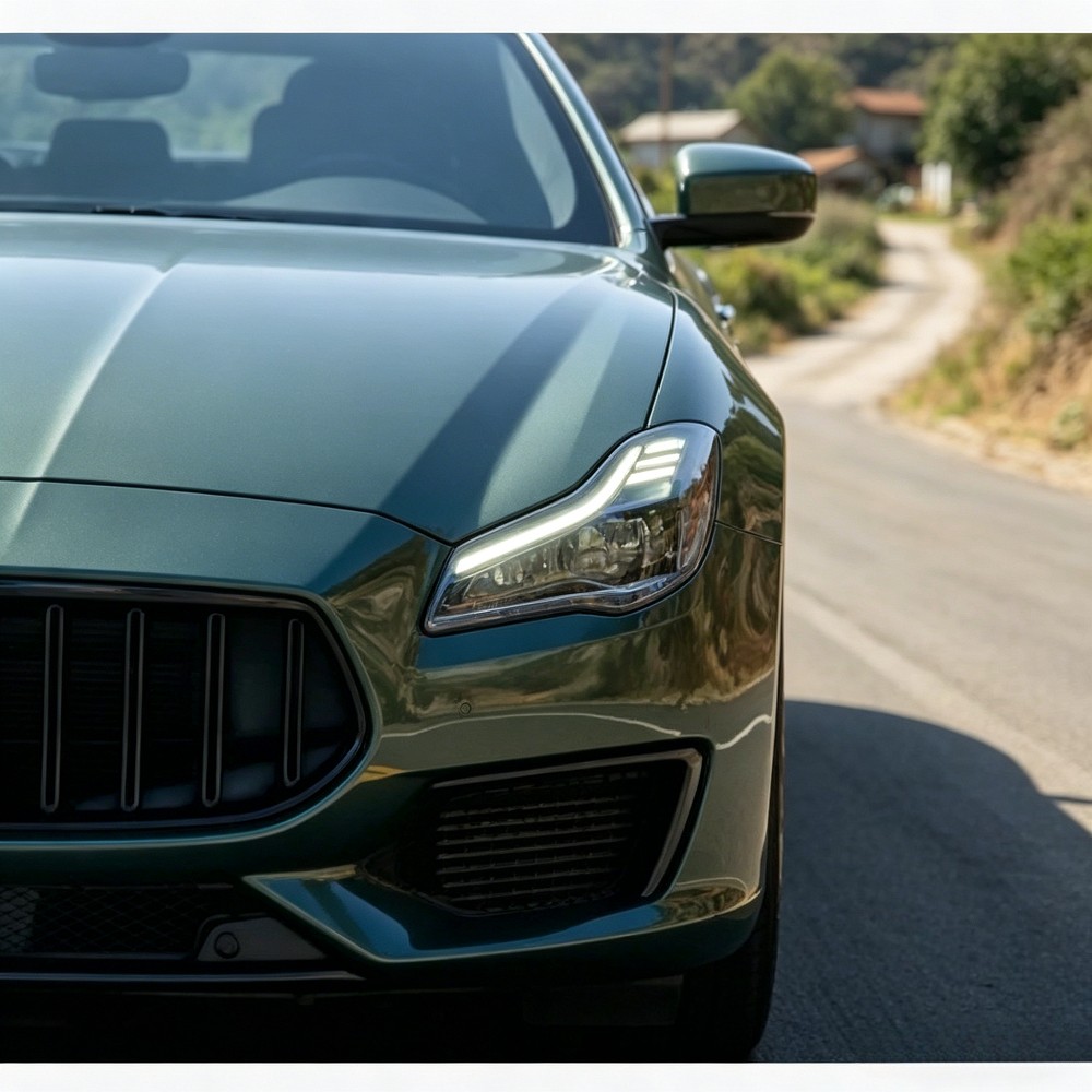 Front LED Headlight Upgrade DRL Lamps For Maserati Quattroporte 2013-2017 