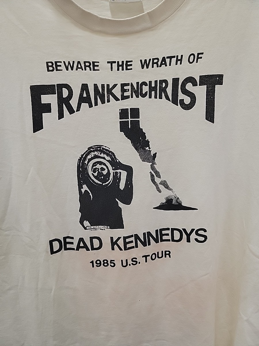 Vintage 1985 Dead Kennedys Tour Shirt Beware The Wrath Of