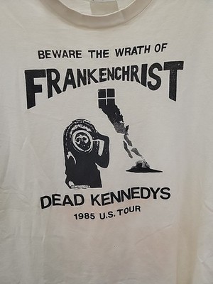 Vintage 1985 Dead Kennedys Tour Shirt Beware The Wrath Of