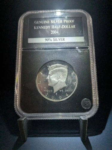 2004 S Silver Proof Kennedy Half Dollar