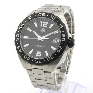 TAG Heuer Formula 1 Date Quartz Black Dial Sz 7.25 IN Men's Wristwatch #WB4307 3