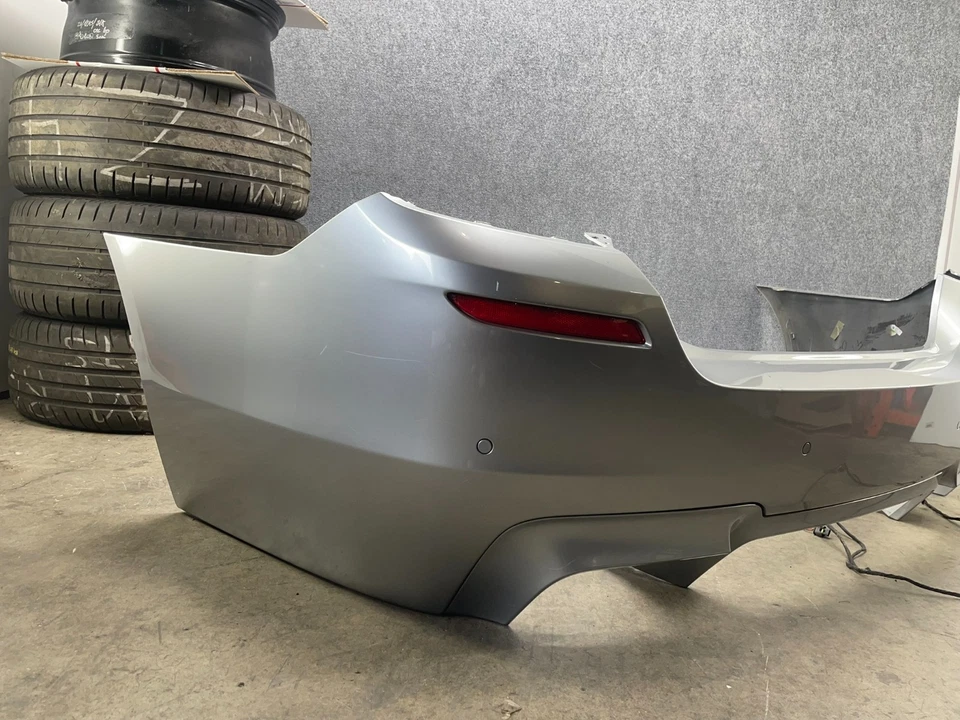 BMW 2012-2016 F10 M5 Rear Bumper Cover Assembly Pure Metal Silver Edition OEM - Image 2 of 4