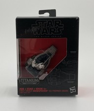 Star Wars Black Series Titanium First Order Snowspeeder Hasbro New