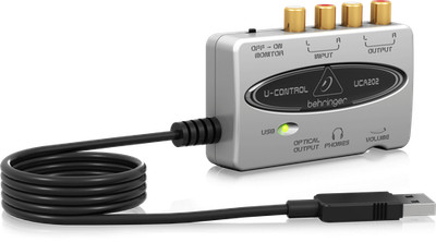 Behringer UCA202 U-Control Ultra Low-Latency 2 In/2 Out USB/Audio Interface