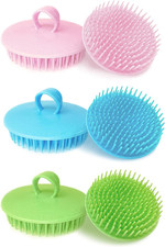 Hair Scalp Scrubber, 6 Pcs Scalp Massager Shampoo Brush, Plastic Shower Head Dan