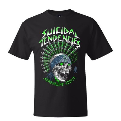 Suicidal Tendencies - Adrenaline Addict T-Shirt Black
