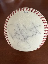 Robin Yount Autographed Carolina League Baseball Faded