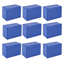 9x Blue 10 Coin Slabs Box For PCGS NGC Capacity Holder Slab Storage Box Case