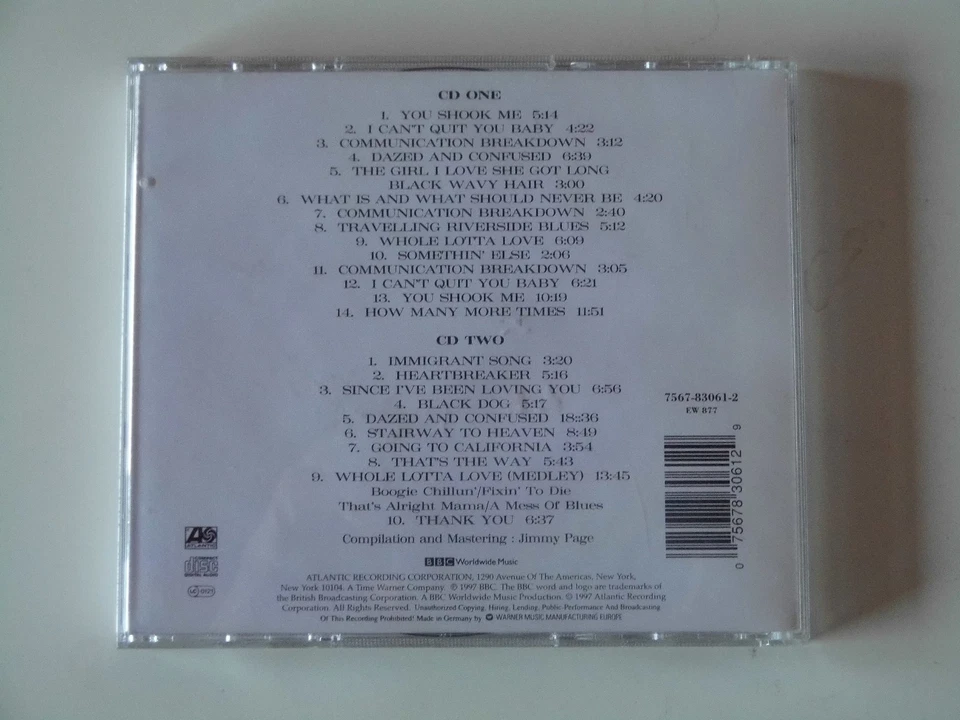 LED ZEPPELIN BBC SESSIONS 2 CD - Bild 2 von 2