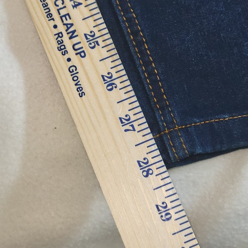 Pantalones de mezclilla One World para mujer grandes elásticos ajustados tiro alto medianos nuevos con etiquetas - Imagen 9 de 12