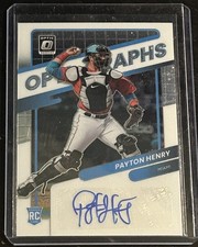 2022 Panini Donruss Optic Optigraphs Payton Henry #OG-PH (AU, RC) - rookie card