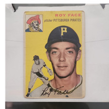 Topps 1954 Roy Face #87 Pittsburgh Pirates MLB Baseball Card Vintage