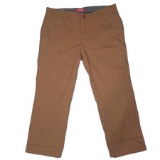 Coleman Men's Fleece Lined Utility Work Pants Brown 40x30 New With Tags