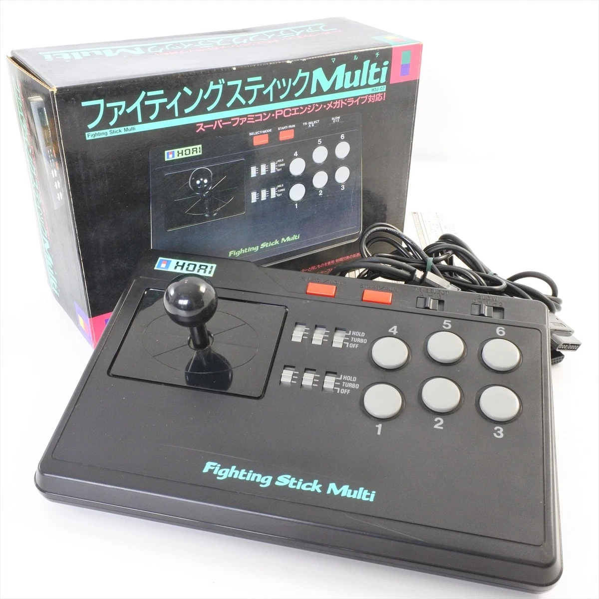 ファイティングスティックマルチ スーパーファミコン、メガドライブ、PCエンジン ファイティングスティックマルチ スーパーファミコン、メガドライブ