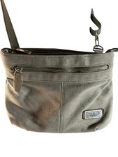 Travelon Anti-Theft Heritage Crossbody Canvas Travel Shoulder Bag RFID Blocking