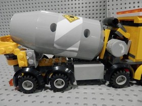 LEGO City Lot 60018 Cement Mixer & 10750 Road Repair Truck Construction