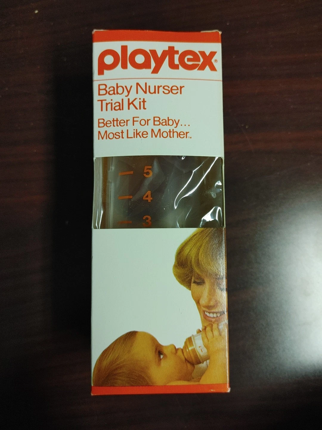 Vtg Playtex Baby Nurse Trial Kit 8oz 1978 NOS Bottle Disposable Bag