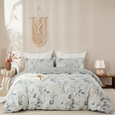 Duvet Cover Queen Size - 100 Cotton Comforter Cover Floral Duvet Cover Sets