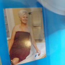 Carex Ultra Grip 12' Bath Suction Grab Bar Sealed NEW Shower Hangle Wide White