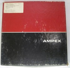 Ampex Vintage Magnetic Data Storage Tape Reel Model 756 Used With Box