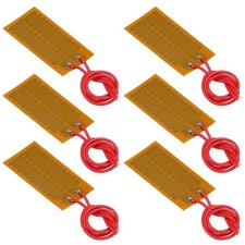 6pcs Film Heater Plate Adhesive Pad 12V 7W 25mmx50mm PI Heating Elements Film St