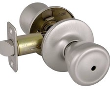 Lot of 3 Tulip Knob Privacy Set Satin Nickel Finish New Open Box Never Used