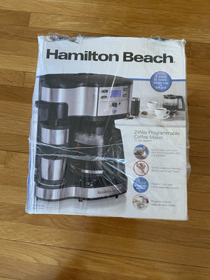 Hamilton Beach (49980R) 12 Cup Programmable Drip Coffee Maker, NEW