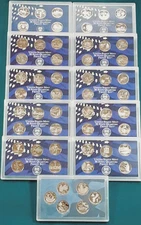 1999-2009 Proof State & Territories Quarter set collection run! 56 coins! P94