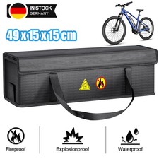 E-Bike Akku Tasche: Feuerfest Bis 2000°C ebike Akku Tasche!Sichere e-Bike Akku