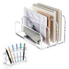 Acrylic Organizer Set with Pen Display Stand