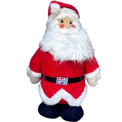 Pepsi Gürtel Santa Plüsch Tier Fair Lager Display Xtra Groß 30 '' Vintage 1980's
