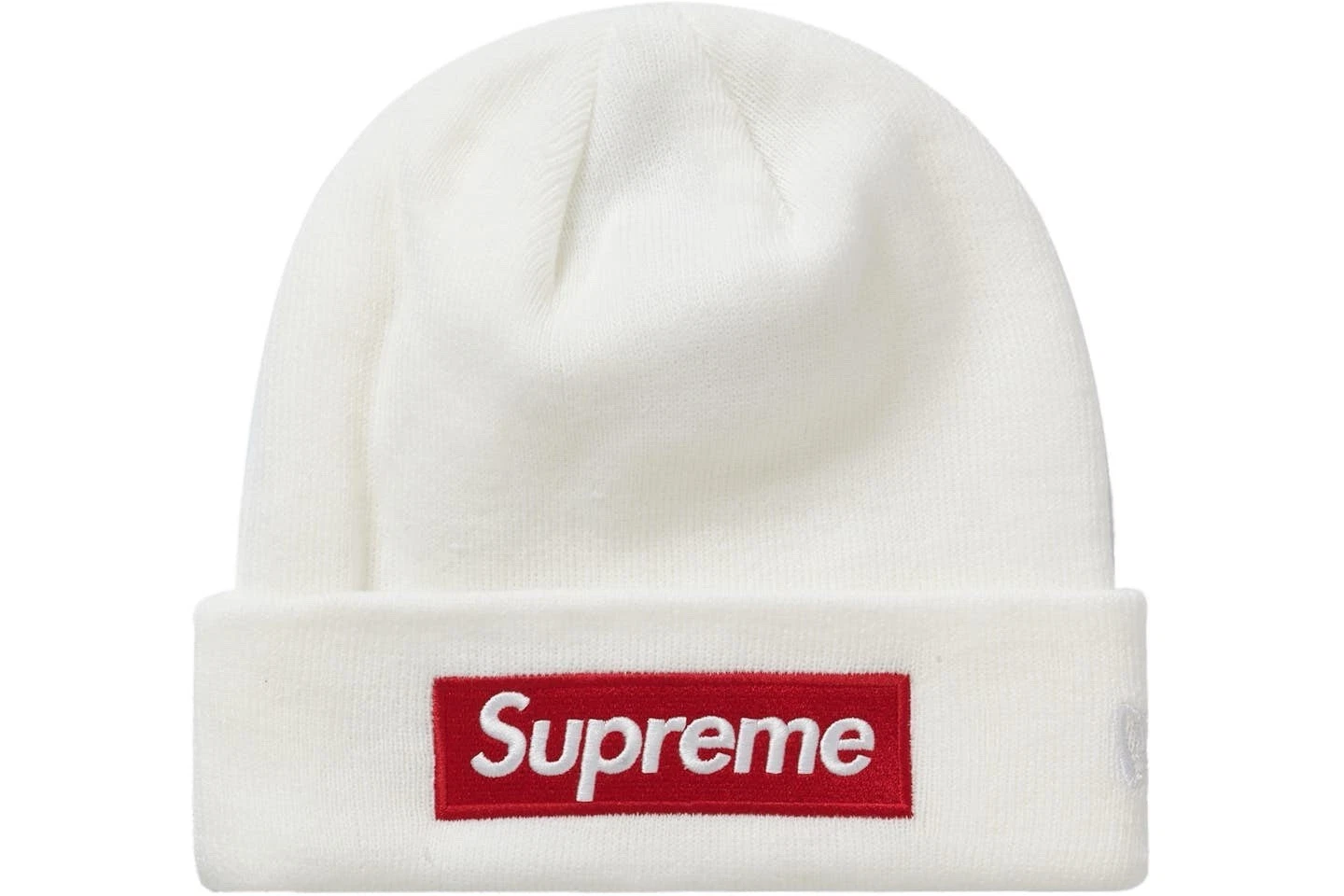 Bonnet Supreme New Era Box Logo (FW21) blanc   *NEUF*