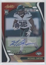 2021 Absolute Rookies Spectrum Red Signatures /100 Michael Carter #129 Auto 00jz