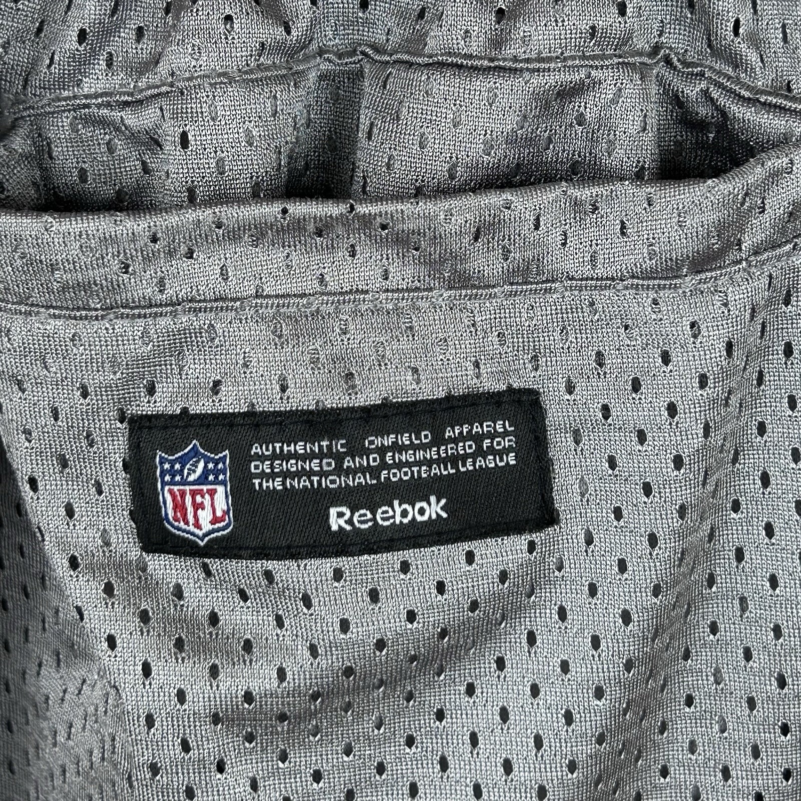  Vintage Reebok NFL On Field Dallas Cowboys Gray Mesh Shorts Large  thumbnail 6