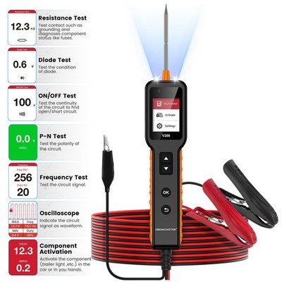 Prüflampe KFZ Durchgangsprüfer Power Probe Stromkreistester Auto PKW 12V 24V DC